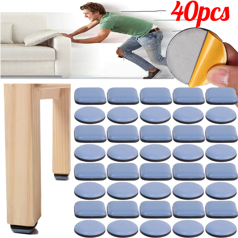 Furniture Foot Pad - Coussinets coulissants en téflon pour meubles,