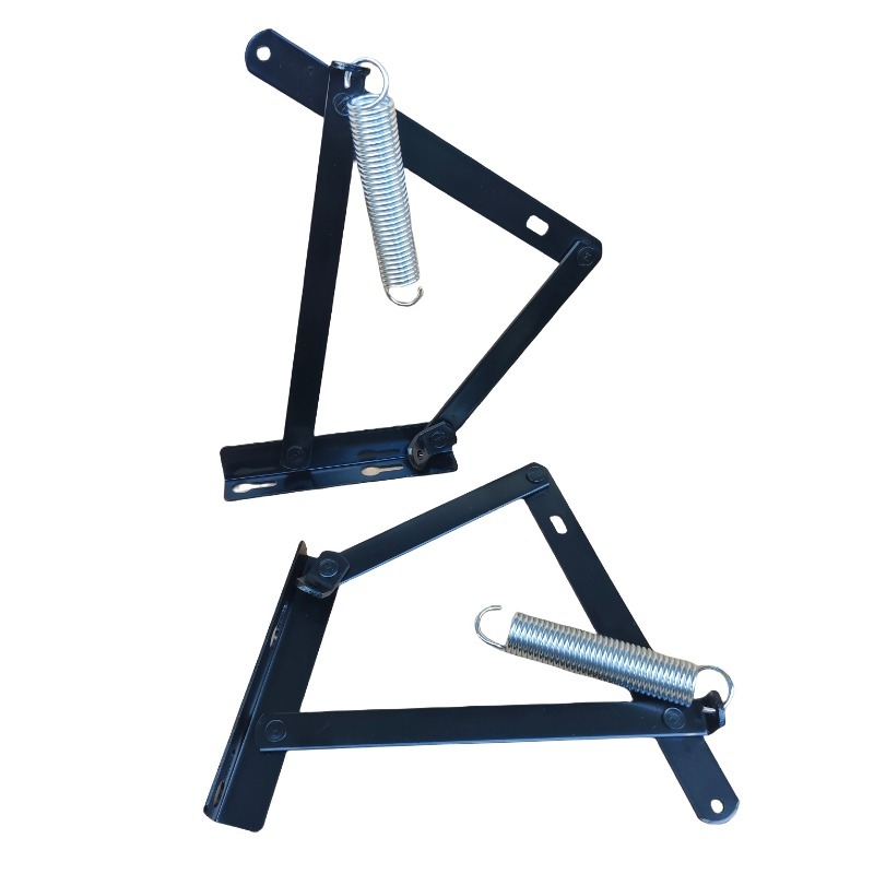Furniture Hardware For Bed - Charnière à ressort triangulaire, charnière simple