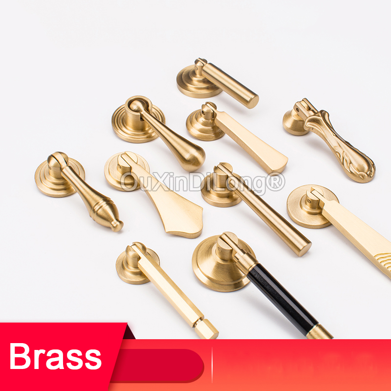 Furniture Hardware Drop Pulls - Poignées en laiton de style chinois,