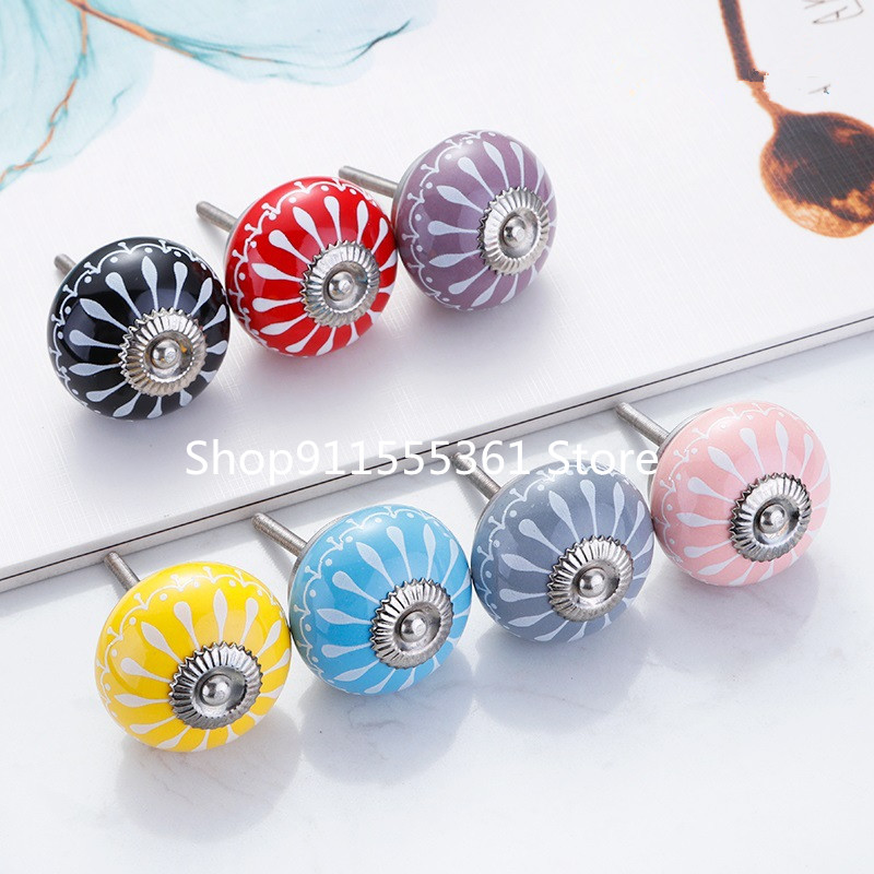 Unique Furniture Hardware - Bouton en céramique pour meubles, boutons