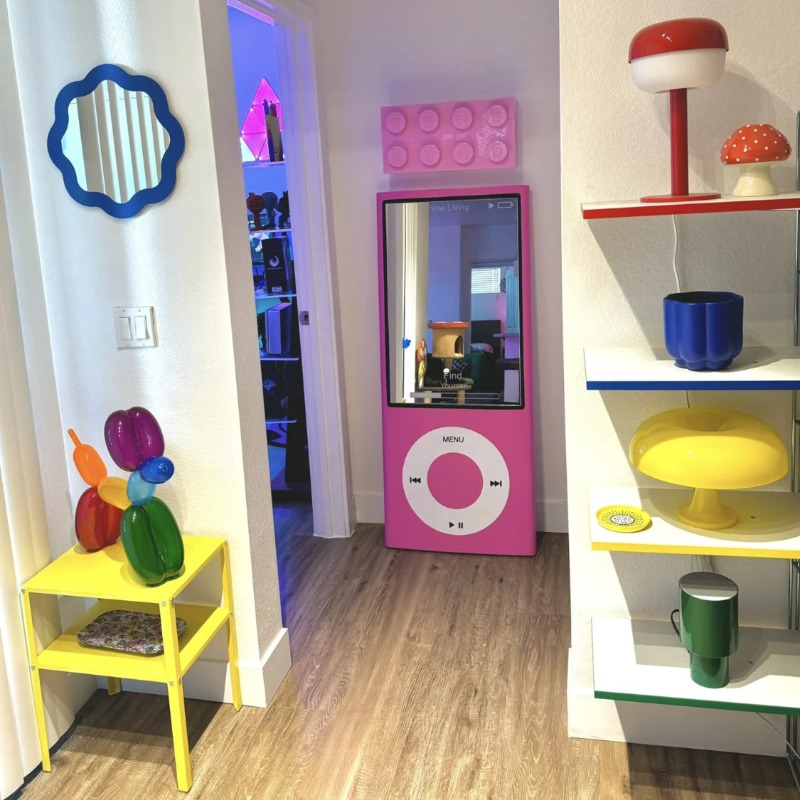 Furniture For Hardware Shop - Miroir pleine longueur rétro pour chambre