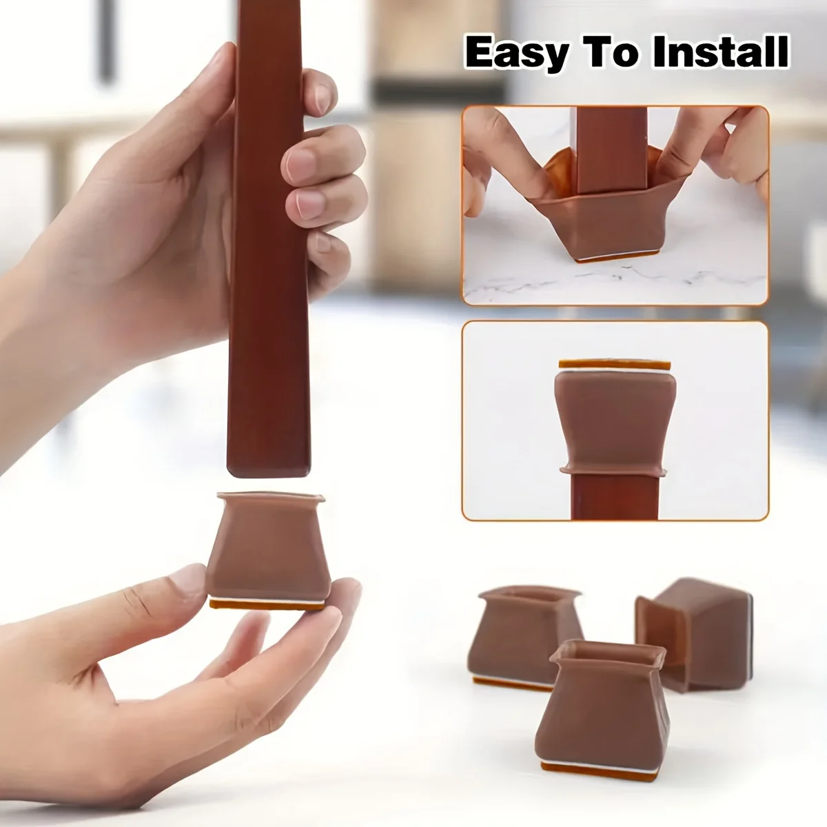 Furniture Foot Pad - Protège-pieds de chaise en silicone avec