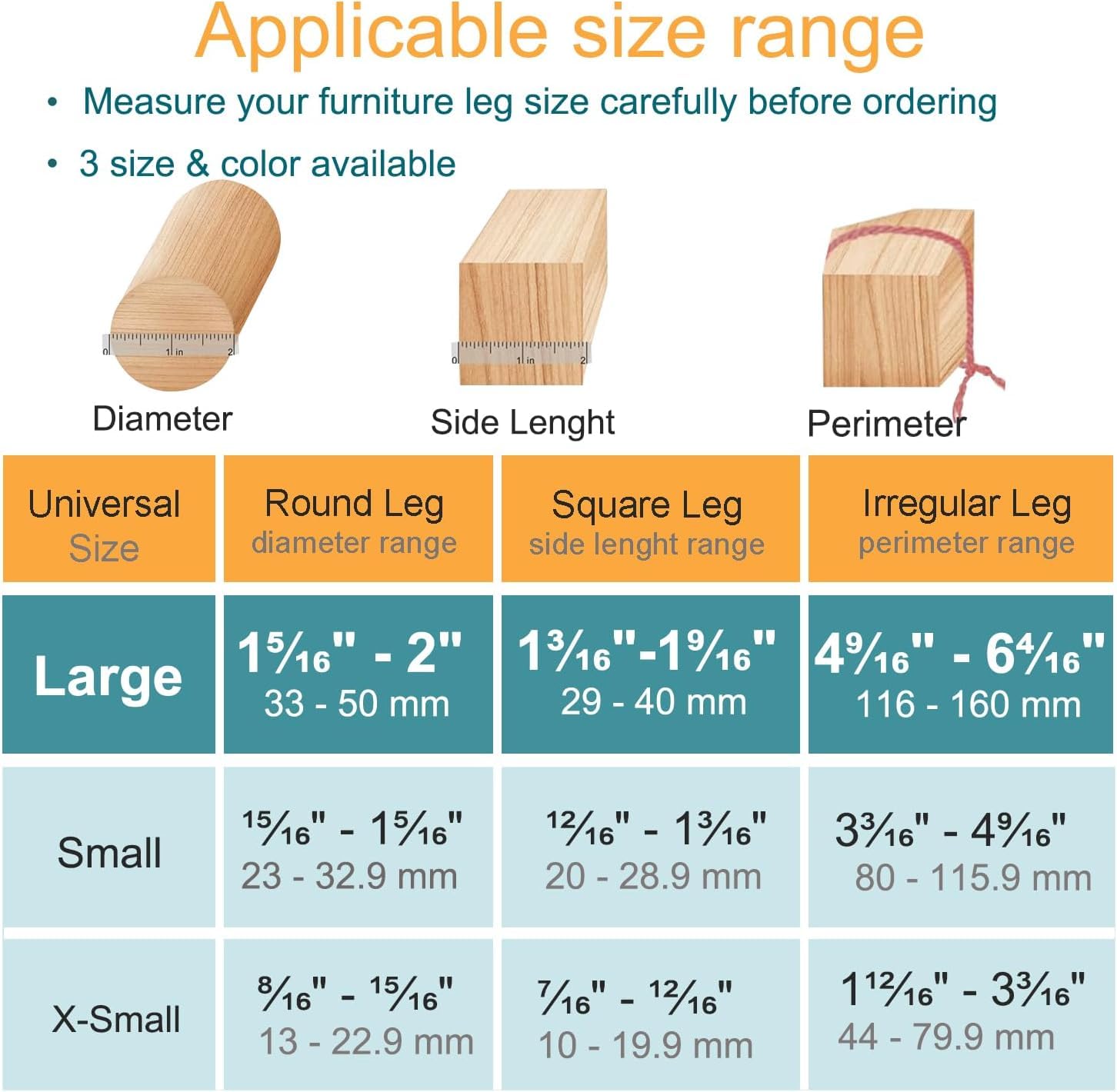 Protecteurs de sol pour pieds  - Furniture Foot Pad avis et prix