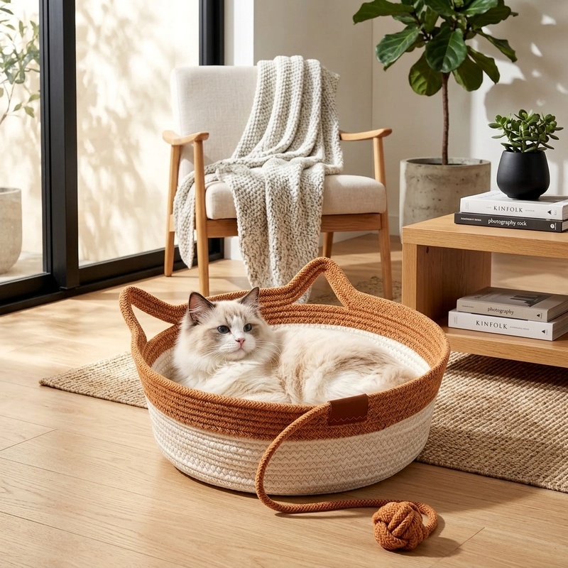 Panier-lit pour chat en corde  - Furniture Hardware For Bed avis et prix