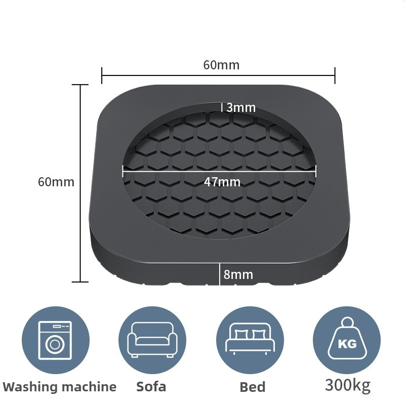 4 pièces de patins anti-vibrat - Furniture Foot Pad avis et prix