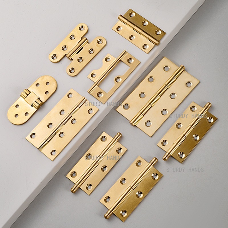 10 charnières en laiton dorées - Furniture Hardware Brass avis et prix