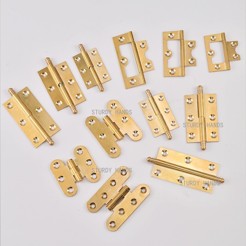 10 charnières en laiton dorées - Furniture Hardware Brass avis et prix