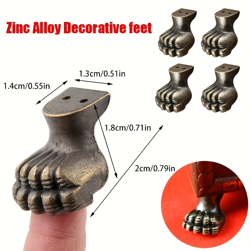 8 pièces de pieds décoratifs a - Furniture Hardware Brass avis et prix