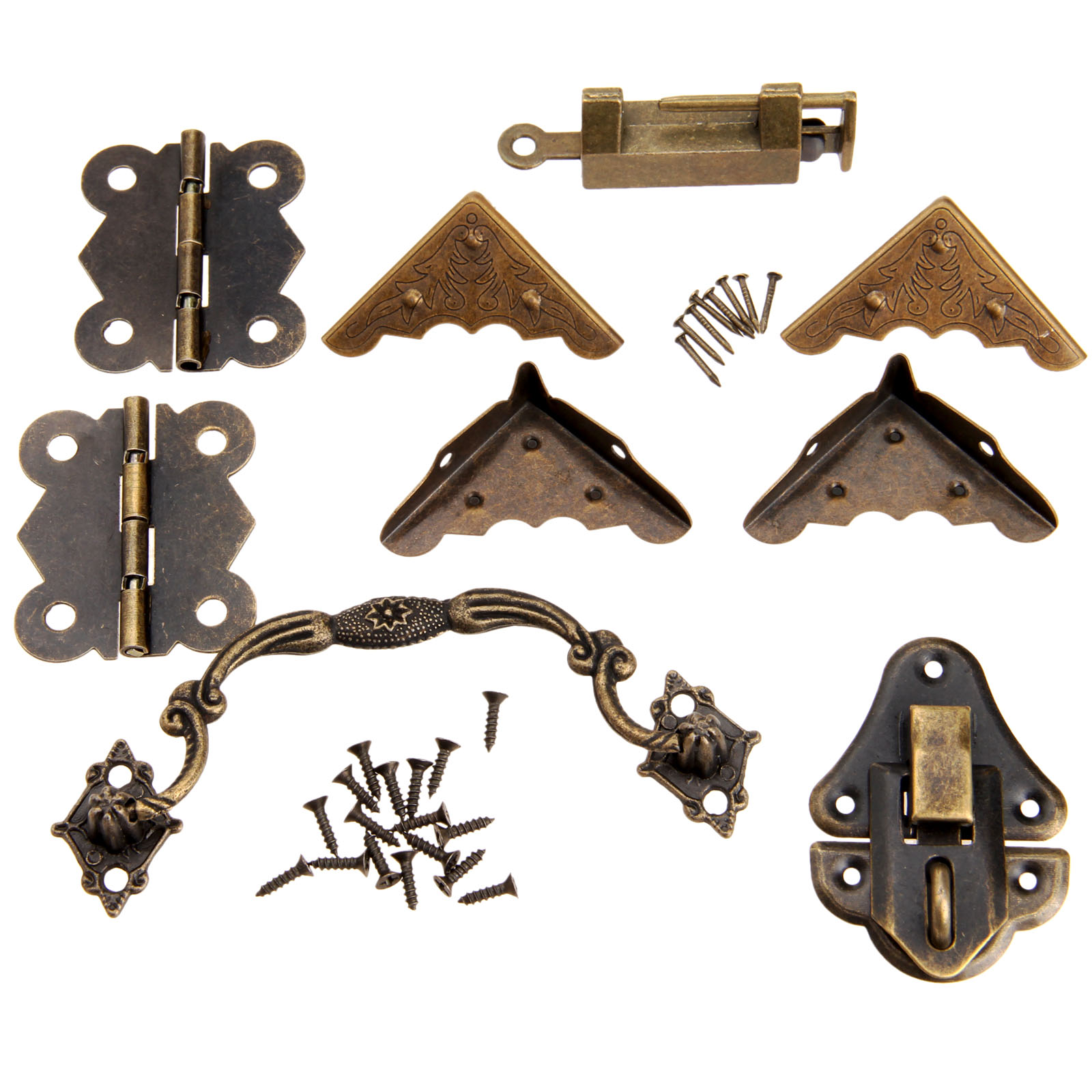 Loquet de boîte en bois antiqu - Furniture Hardware Brass avis et prix
