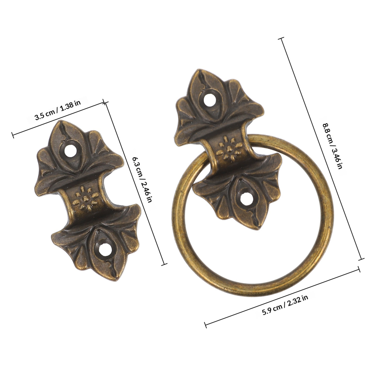 2 pièces de poignées de meuble - Furniture Hardware Drop Pulls avis et prix