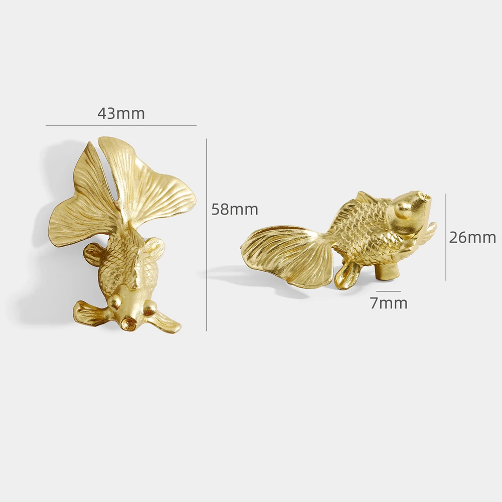 Bouton de poisson rouge en lai - Unique Furniture Hardware avis et prix