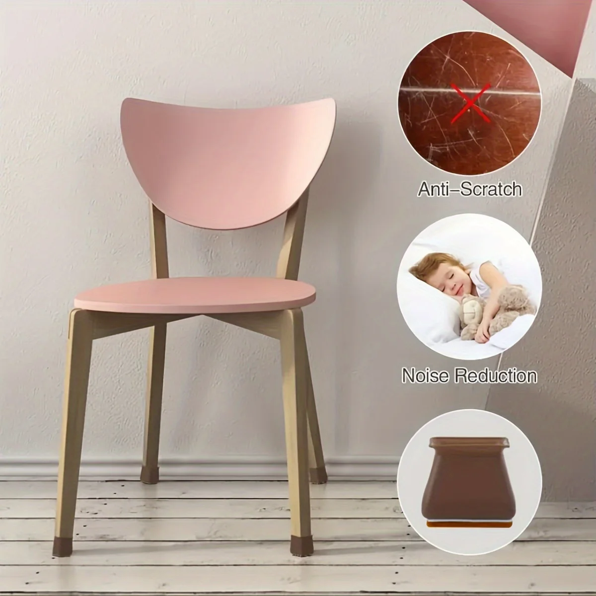 Protège-pieds de chaise en sil - Furniture Foot Pad avis et prix